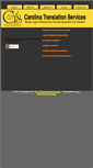 Mobile Screenshot of carolinatranslationservices.com